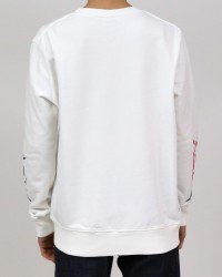 Autry - Iconic Flag Sweatshirt White Woman SWIW A113 P22 10