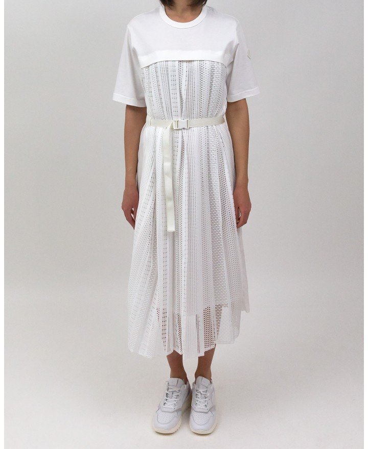 Moncler - White Woman Dress 8I00007 829HP 033 P22 7