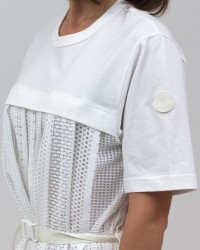 Moncler - White Woman Dress 8I00007 829HP 033 P22 12