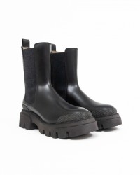 Brunello Cucinelli- Leather Boots MZBSG2301 C101