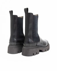 Brunello Cucinelli- Leather Boots MZBSG2301 C101