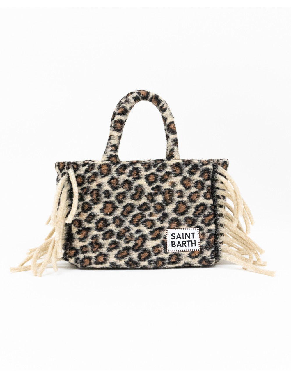 saint barth bag COLETTE BLANKET 208C leopard pattern front