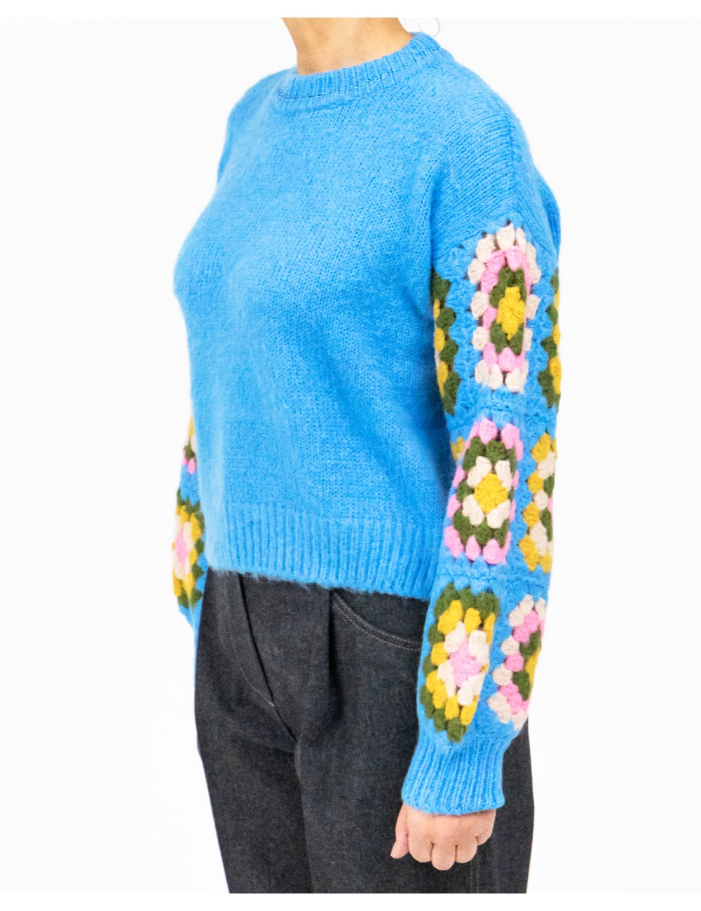 Women's Crochet Sweater DANYA SOFT CROCHET DANYA SOFT CROCHET 6 I22