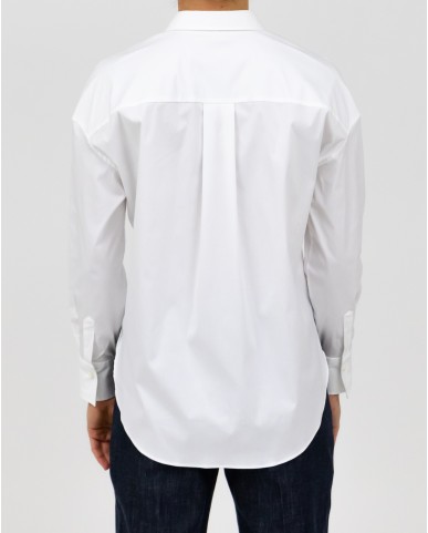 Brunello Cucinelli - White Shirt with Monile M0091MF116 C159 P23