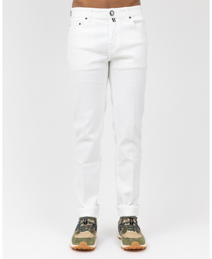 Jacob Cohen - Scott Men's White Jeans Pants UQH15 30 S3848 A00 P23