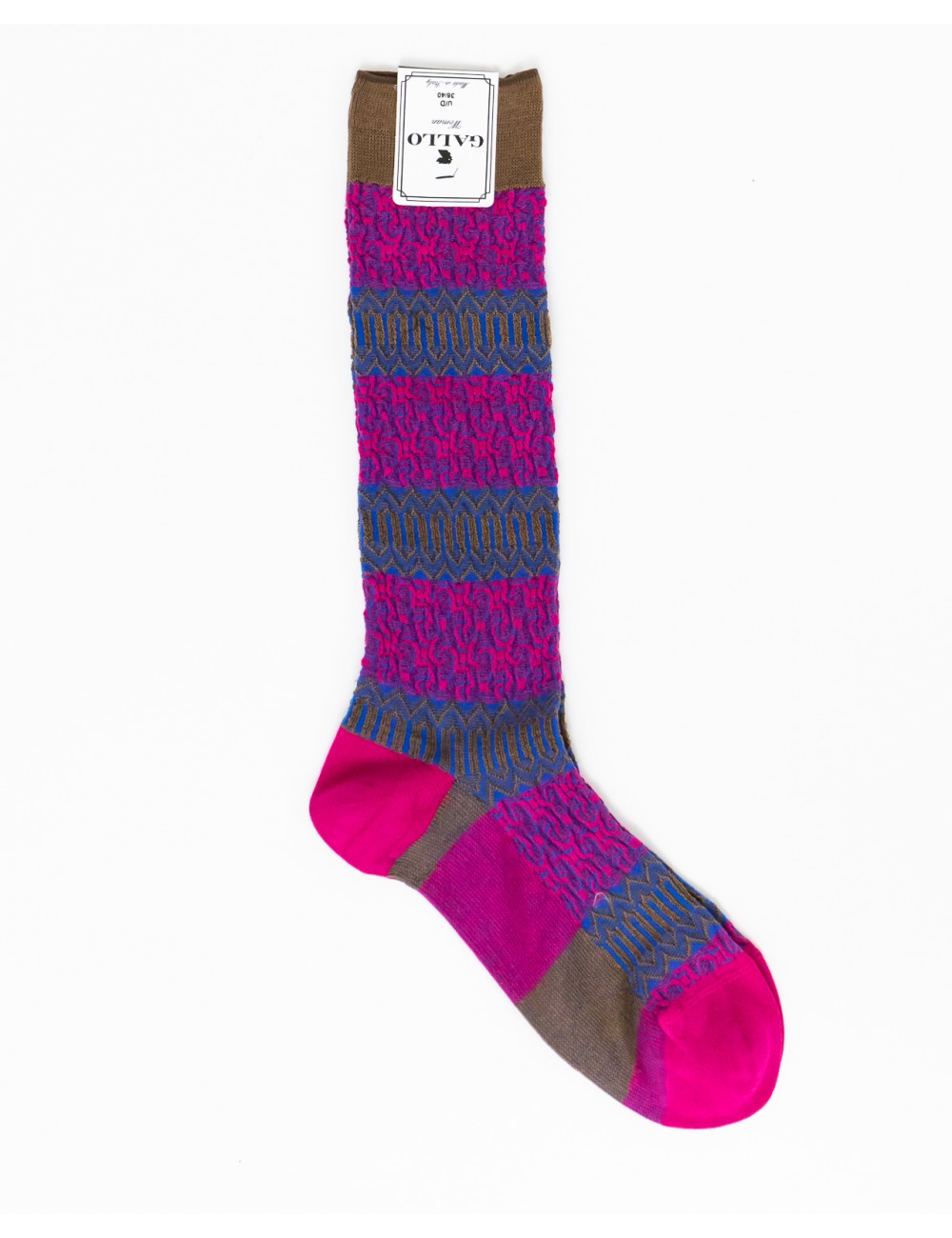 Gallo - Calzini Donna Fantasia Fucsia AP514091 13805 P23