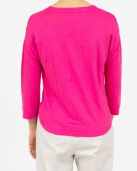 Majestic - Women's Serafino Flamingo Sweater E23M011-FTU049 434 P23