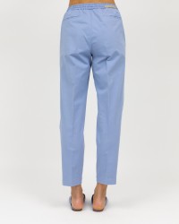 Genderless - Pantalone Donna con pence in cotone azzurro WIMBLEDONGW323127 31 P23