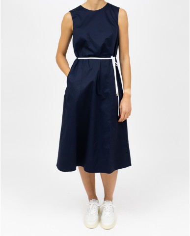 Peserico - Women's Midi Dress Navy Blue M02531 01979 661 P23