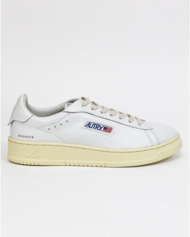 Autry - Men's Dallas White Leather Shoe ADLM NW01