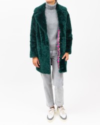Herno - Green Women's Eco Fur Jacket CA000500D 12421 7970 I23