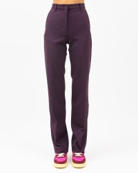 Nine in The Morning - Women's Deep Amarena Trousers 9FW23 DE143 AMARENA