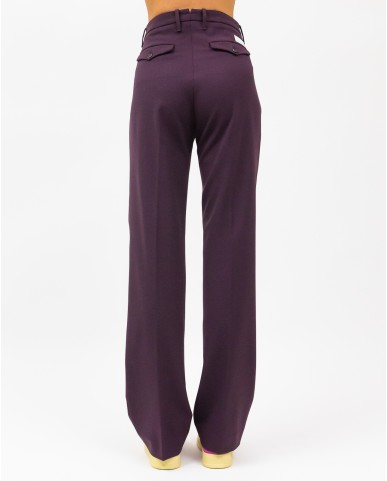 Nine in The Morning - Women's Deep Amarena Trousers 9FW23 DE143 AMARENA