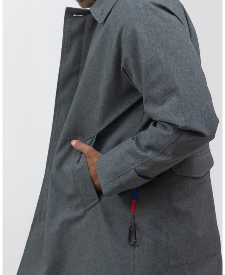 Adhoconcept - Cappotto Destrutturato Grigio Uomo 144I203 01 506