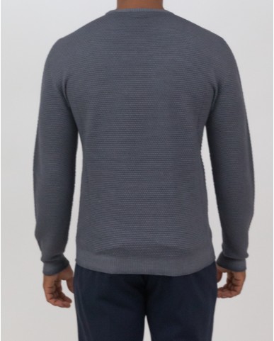 Arovescio - Men's Grey Crew Neck Sweater W23M2011/2 222