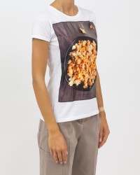 Bastille - Women's POPCORN WHITE "PopCorn" Print T-Shirt