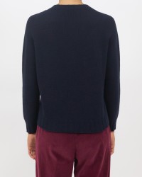 Oliver Lattughi - Blue Cashmere Sweater Women's D10WS NAVY