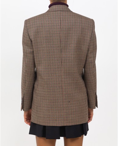 Lardini - Women's Houndstooth Double-breasted Jacket Lardini - Women's Houndstooth Double-breasted Jacket