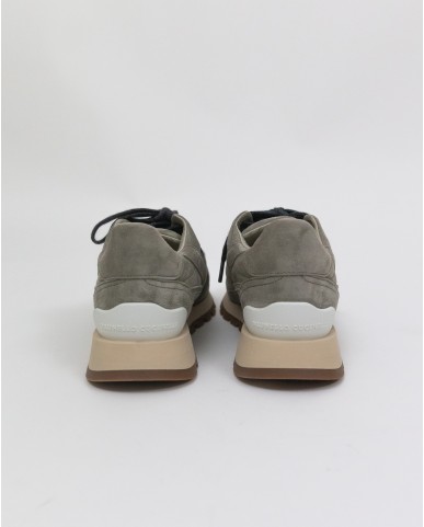 Brunello Cucinelli - Sneakers Donna in nabuk e monile MZSFG2530 C7661