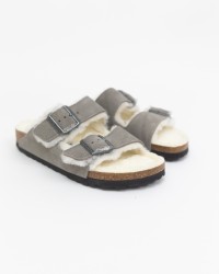 Birkenstock - Arizona Stone Donna con Shearling 1017403