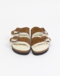 Birkenstock - Arizona Mink Donna con Shearling 1001135
