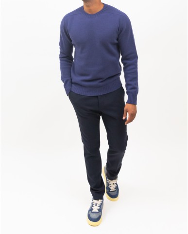 Nine in The Morning - Men's Easy Blue Trousers 9FW23 ES133 NAVY BLUE