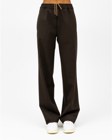 Nine in the Morning - Antonella Women's Trousers 9FW22 ALL15 CHOCOLAT