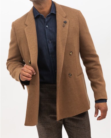 Lardini - Giacca in Cashmere Cammello Uomo ITLKJ7VITJ61044 200