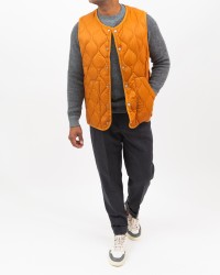 Taion - Men's T004ALSB U ORANGE Down Vest