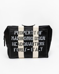 Manikomio - Black Leather BB Bag 38 LEATHER BLACK