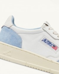 Autry - Shoe Medialist Soft Leather/Suede White/Portofino Women AULW GS26 P24