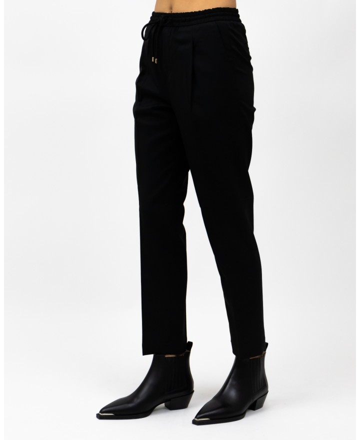 Briglia - Pantalone in Lana Nero Donna WIMBLEDONW423100 NE