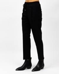 Briglia - Pantalone in Lana Nero Donna WIMBLEDONW423100 NE