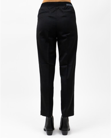 Briglia - Pantalone in Lana Nero Donna WIMBLEDONW423100 NE