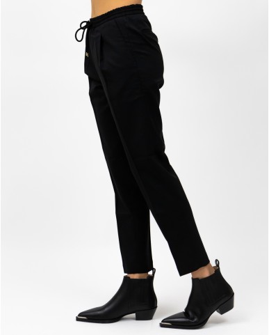 Briglia - Pantalone in Lana Nero Donna WIMBLEDONW423100 NE