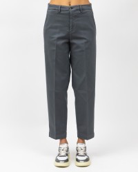 Briglia - Grey Cotton Trousers Women's JEANGW423053 TOPO
