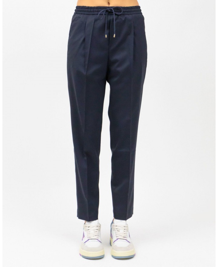 Briglia - Pantalone in Lana Blu Donna WIMBLEDONW423100 BL