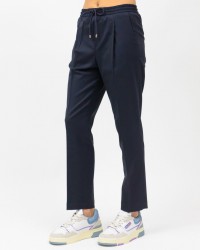 Briglia - Pantalone in Lana Blu Donna WIMBLEDONW423100 BL