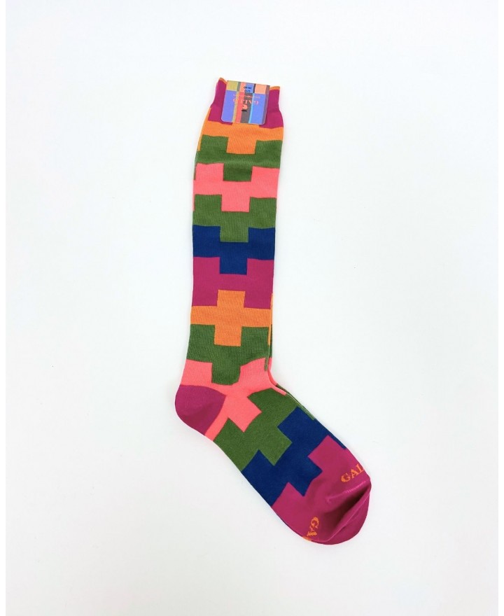 Gallo - Women's Socks Cotton Patterned Magenta AP514387 13777