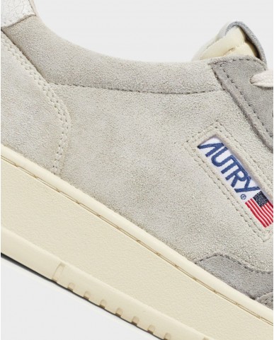 Autry - Men’s Medialist Suede Grey/Cream Shoe AULM XS04 P24