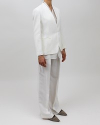 Brunello Cucinelli - Giacca con top Bianco Naturale MH1262808 C600