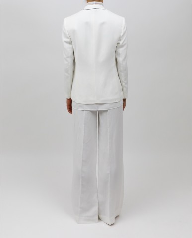 Brunello Cucinelli - Giacca con top Bianco Naturale MH1262808 C600