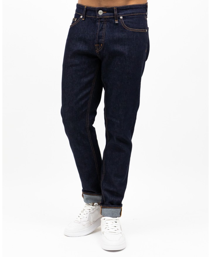 Le Chambre Des Reves - Pantalone Jeans Blu scuro Uomo DANIEL 001-24