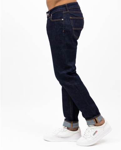 Le Chambre Des Reves - Pantalone Jeans Blu scuro Uomo DANIEL 001-24