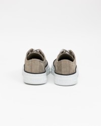 Brunello Cucinelli - Scarpe Sneakers in Camoscio Nocciola Donna MZSFG2645 C8767