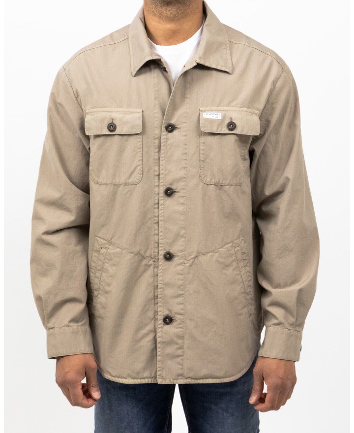 Fay Archive - Giacca Camicia Gesso Uomo MAM0448091TVW1C007