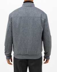 Fay - Giubbotto Bomber Lana Grigio Uomo NAM11490690WGZB605 I24