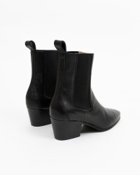 Copenhagen - Texani Bassi in Pelle Lucida Neri Donna CPH252 LEA BLK
