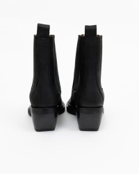 Copenhagen - Texani Bassi in Pelle Nabuck Neri Donna CPH236 NAB BLK I24