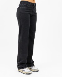 Nine in The Morning - Jeans Luce Gamba Dritta Nero Donna LUC02 R03 491 I24